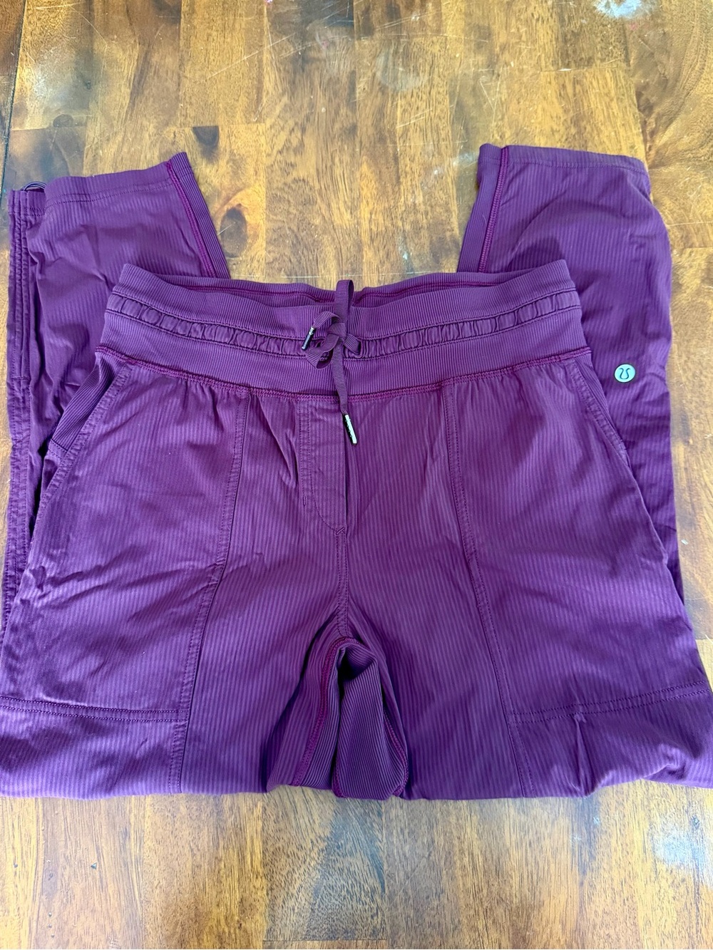 Lululemon Dance Studio Burgandy Pants Size 6
